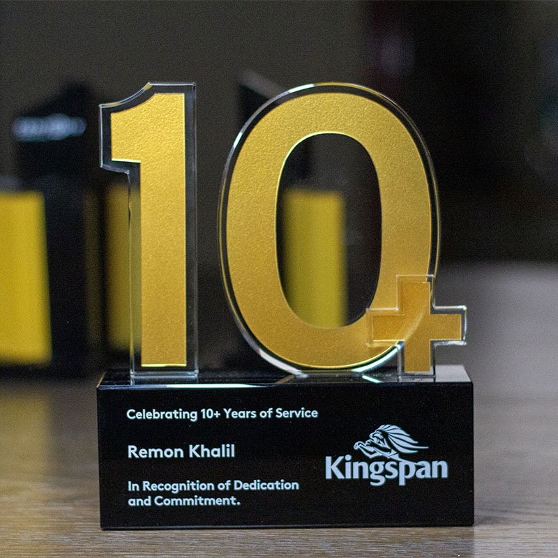 10+ Years Crystal Award