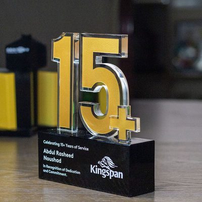 15+ Years Crystal Award