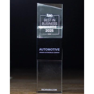 Multiple Layer Crystal Stand-alone Award