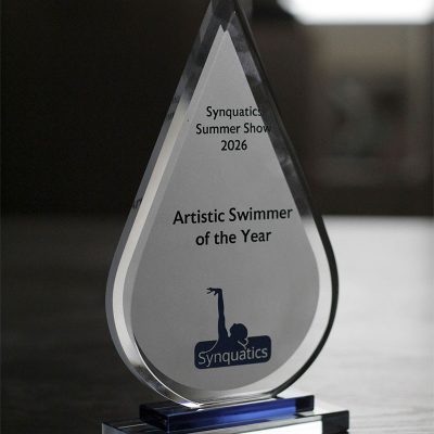 Waterdrop Shape Crystal Award