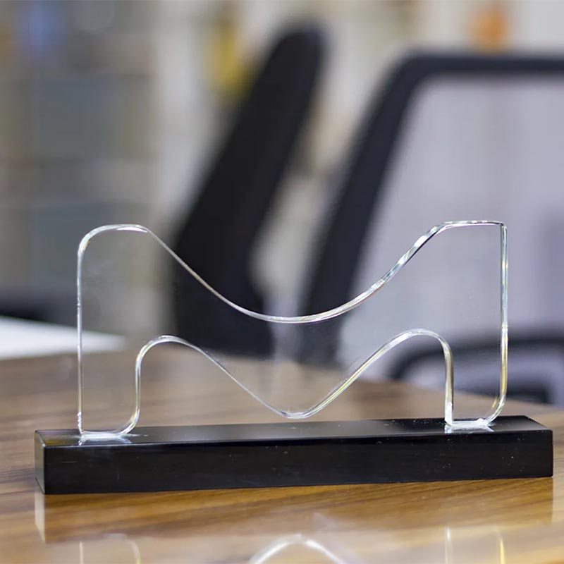 Crystal M Shape Award