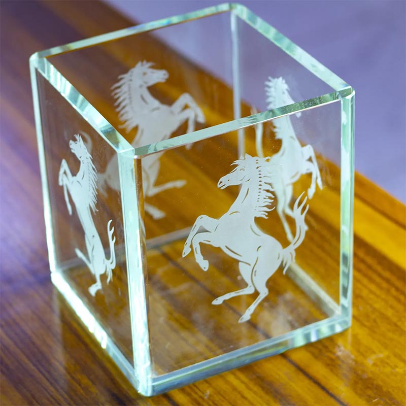 Cube Shape Sports Recognition Award
