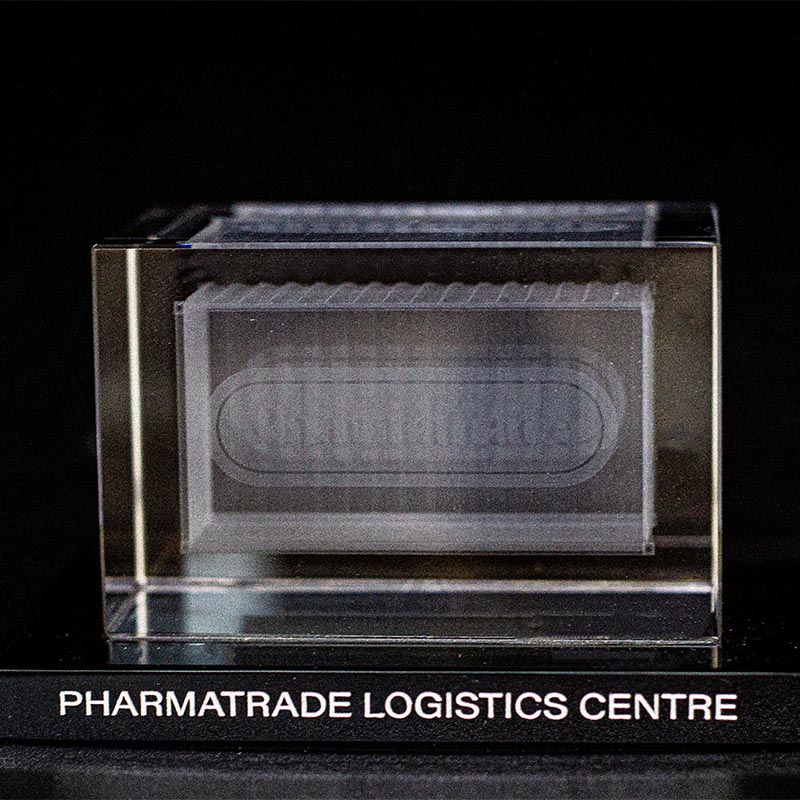 Pharmatrade Laser Engraving Award