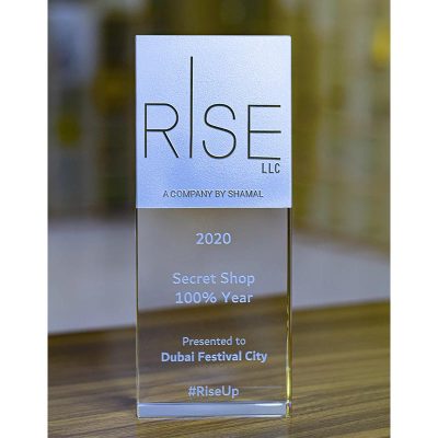 Shop Recognition Crystal Award