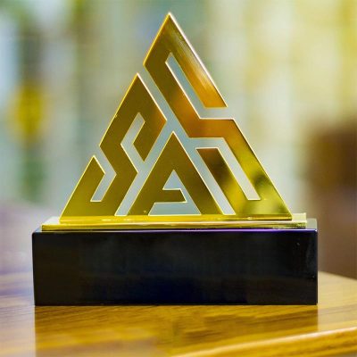 Saaed Metal Logo Cutout Award