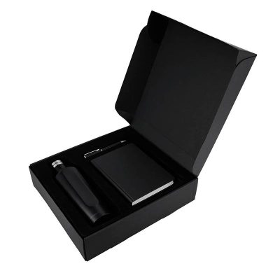 ARGAKI - Santhome Gift Set (Stainless Steel Bottle, Notebook and Pen)