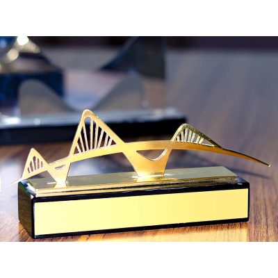 Metal Bridge Award (Black Crystal Plated)
