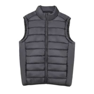 Santhome RPET Puffer Vest – Black, Small
