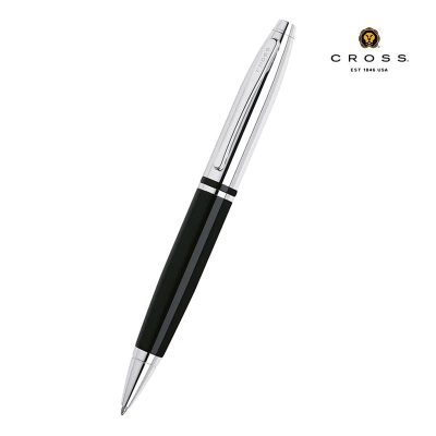 Cross Calais Chrome-Black Lacquer with Polished Chrome Appointments Ballpoint Pen