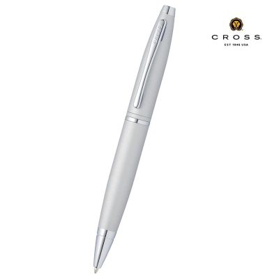 Cross Calais Satin Chrome with Polished Chrome Appointments Ballpoint Pen