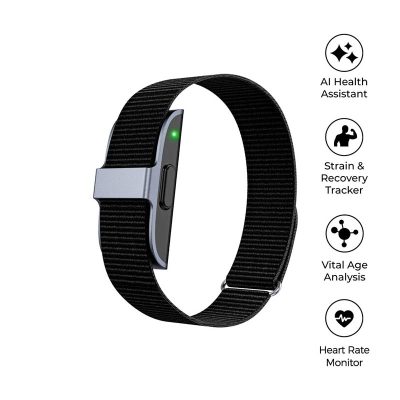 CORE VITALS - @memorii Health & Longevity Smart Fitness Band – Black