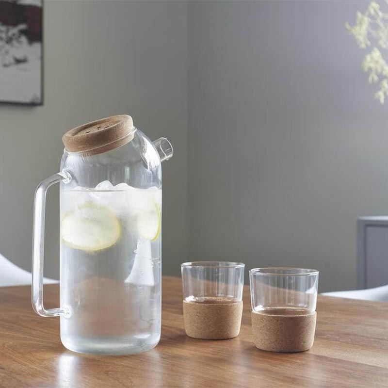 ZOSSEN - Hans Larsen Set of Glass Carafe with 2 Tumblers - Image 2