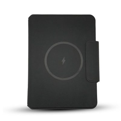 POWER NOTE with FLAP Wireless Charging Notebook with 5000mAh Power Bank