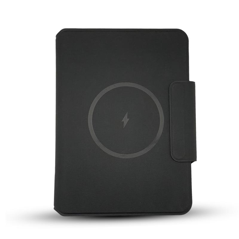 POWER NOTE with FLAP  Wireless Charging Notebook with 5000mAh Power Bank